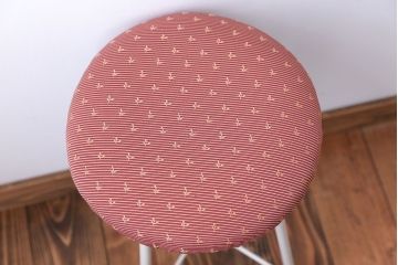 アンティーク家具　かわいらしいペイントスツール(椅子)1脚