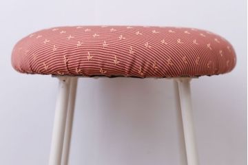 アンティーク家具　かわいらしいペイントスツール(椅子)1脚