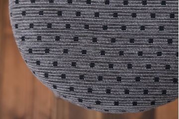 アンティーク家具　ペイントのかわいい座面の丸スツール1脚(椅子、いす)