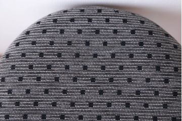 アンティーク家具　ペイントのかわいい座面の丸スツール1脚(椅子、いす)