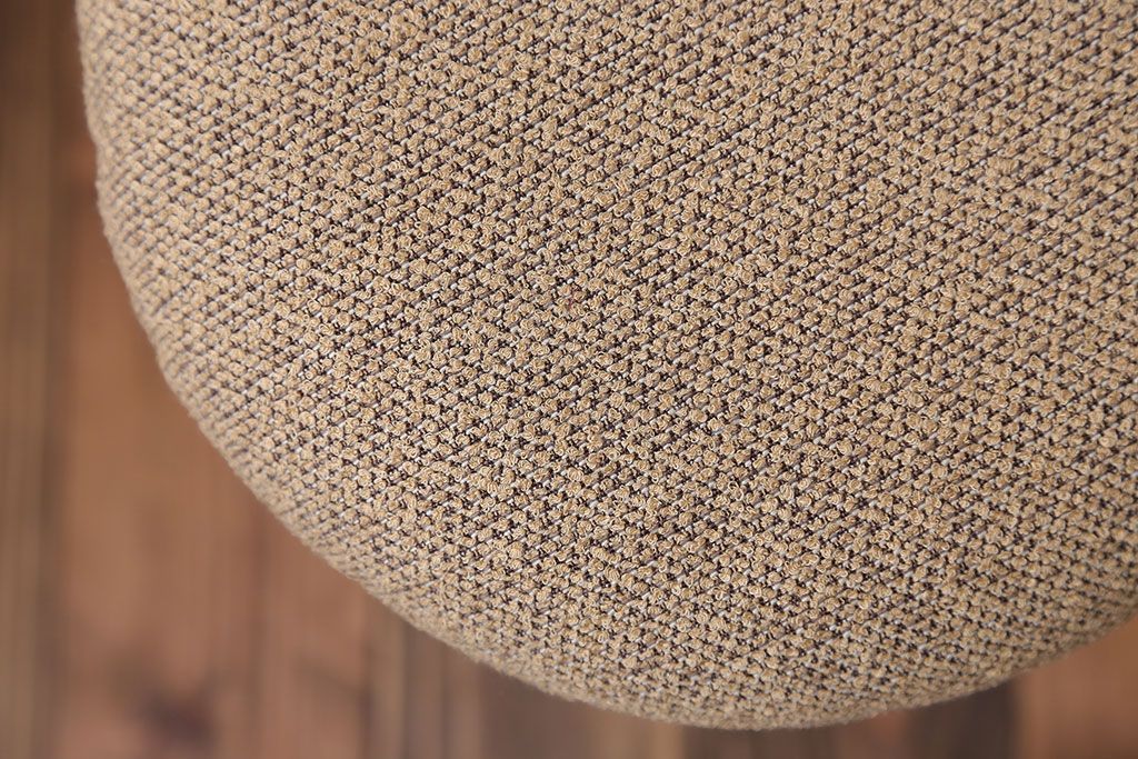 ラフジュ工房オリジナル ペイント鉄脚の丸スツール1脚(3)(椅子、いす)