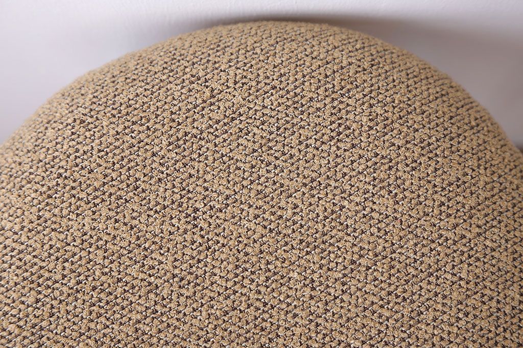 ラフジュ工房オリジナル ペイント鉄脚の丸スツール1脚(3)(椅子、いす)