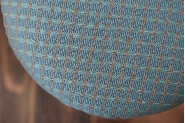 アンティーク家具　カラーペイント鉄脚の丸いスツール(丸椅子、イス)1脚