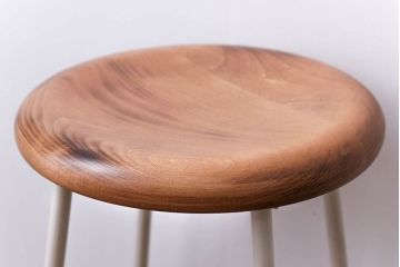 アンティーク家具　ナチュラルなペイントスツール1脚(椅子)