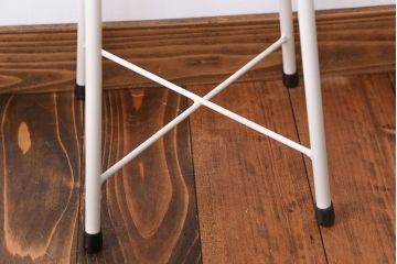 アンティーク家具　ナチュラルなペイントスツール1脚(椅子)