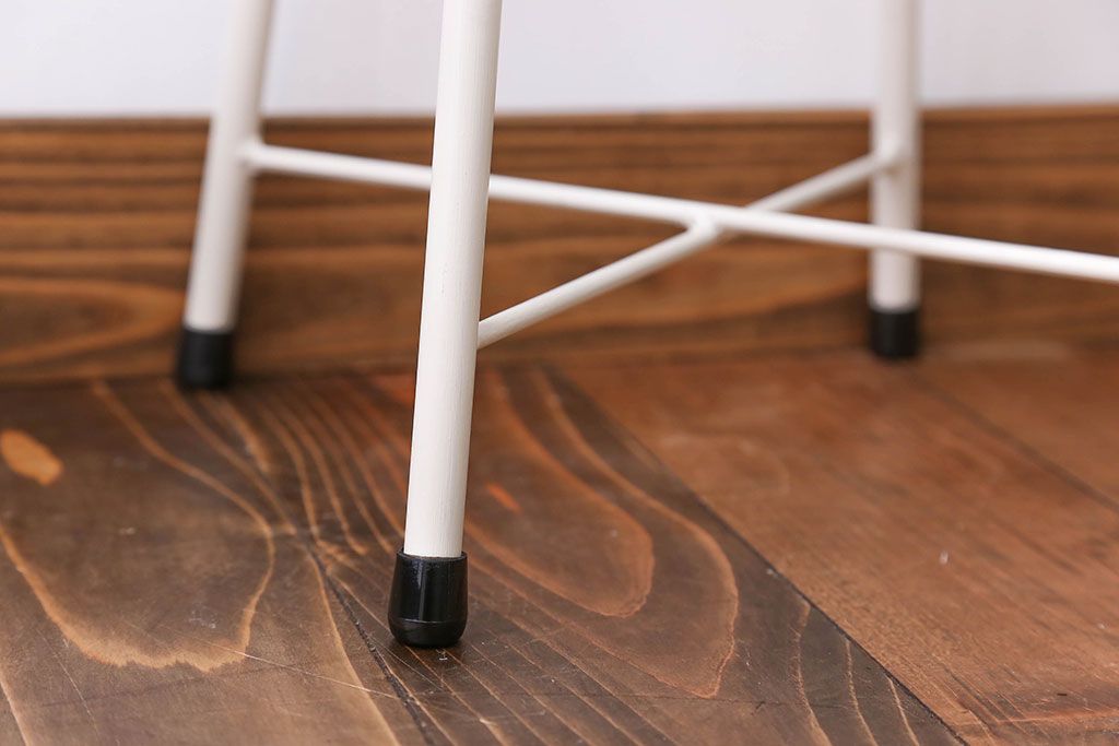 アンティーク家具　ナチュラルなペイントスツール1脚(椅子)