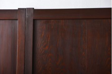 アンティーク　状態の良い格子帯戸4枚セット(古民家、建具)