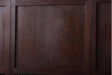 アンティーク　状態の良い格子帯戸4枚セット(古民家、建具)