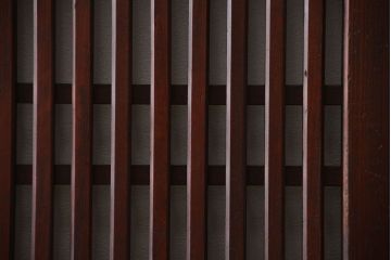 アンティーク　状態の良い格子帯戸4枚セット(古民家、建具)