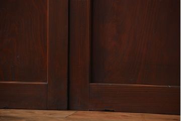 アンティーク　状態の良い格子帯戸4枚セット(古民家、建具)