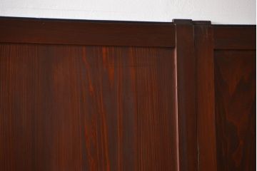 アンティーク　状態の良い格子帯戸4枚セット(古民家、建具)