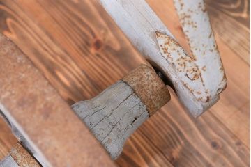 フランスアンティーク　シャビーなかわいい一輪車(手押し車、ガーデニング)