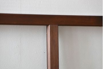 アンティーク　モールガラスとゆらゆらガラスの上品なガラス戸4枚セット