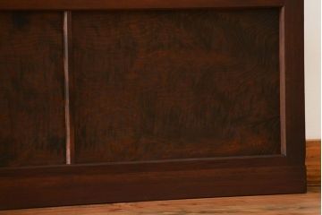 アンティーク　モールガラスとゆらゆらガラスの上品なガラス戸4枚セット