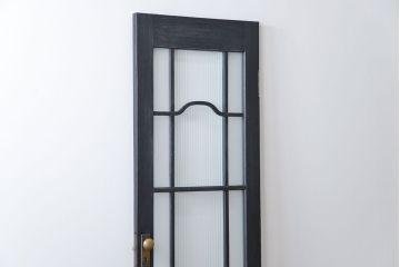 アンティークペイント モールガラス入りの細身ドア(扉)