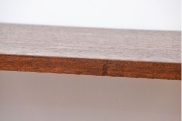 レトロ家具　昭和レトロ　天板一枚板　古材を使った鉄脚テーブル(1)(作業台)