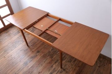ヴィンテージ家具　北欧ビンテージA.H.Mackintosh(マッキントッシュ)エクステンションテーブル(ダイニングテーブル)