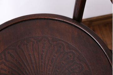 アンティーク家具　イギリスアンティーク ベントウッド(曲げ木)アームチェア(椅子、イス)