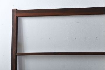 アンティーク　シンプルなガラス戸2枚セット(引き戸、建具)