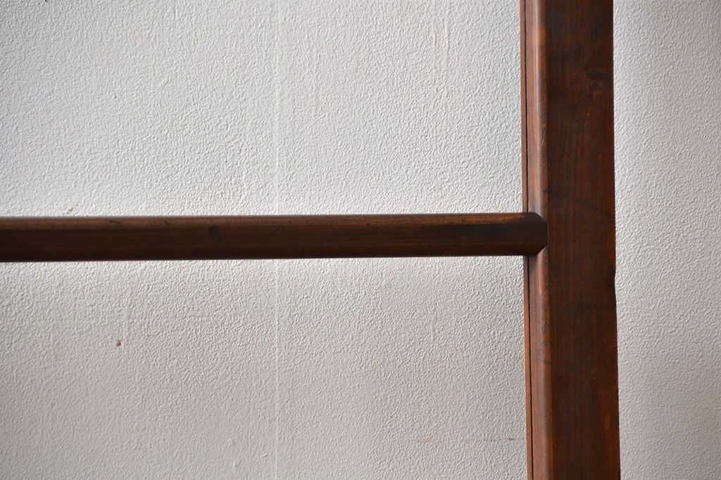 アンティーク　シンプルなガラス戸2枚セット(引き戸、建具)