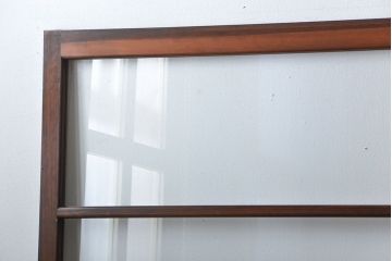 アンティーク　シンブルなガラス戸4枚セット(引き戸、建具)