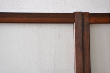 アンティーク　シンブルなガラス戸4枚セット(引き戸、建具)