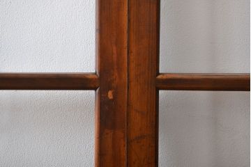 アンティーク　シンブルなガラス戸4枚セット(引き戸、建具)