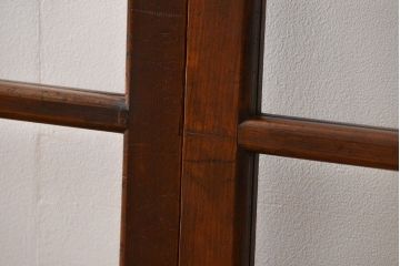 アンティーク　シンブルなガラス戸4枚セット(引き戸、建具)