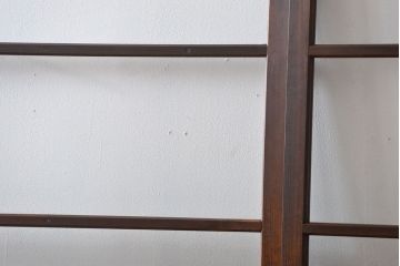 アンティーク　シンブルなガラス戸4枚セット(引き戸、建具)