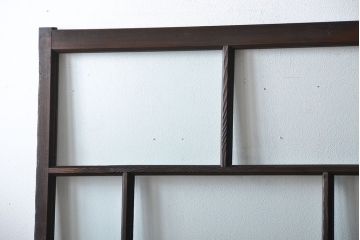 大正ロマン クリアガラス引き戸 2枚セット(パーテーション、ガラス戸、パネル、スクリーン)