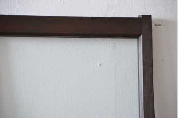 大正ロマン クリアガラス引き戸 2枚セット(パーテーション、ガラス戸、パネル、スクリーン)