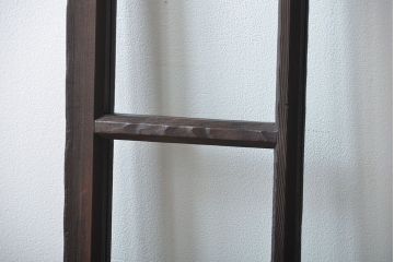 大正ロマン クリアガラス引き戸 2枚セット(パーテーション、ガラス戸、パネル、スクリーン)