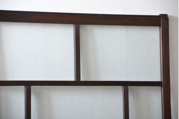 大正ロマン クリアガラス引き戸 2枚セット(パーテーション、ガラス戸、パネル、スクリーン)