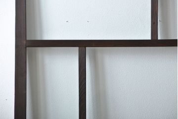 大正ロマン クリアガラス引き戸 2枚セット(パーテーション、ガラス戸、パネル、スクリーン)