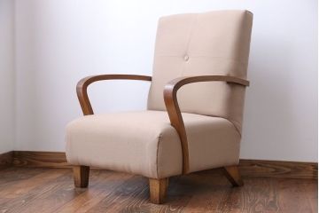 レトロ家具　アンティーク　レトロな1人掛けソファ(シングルソファ)