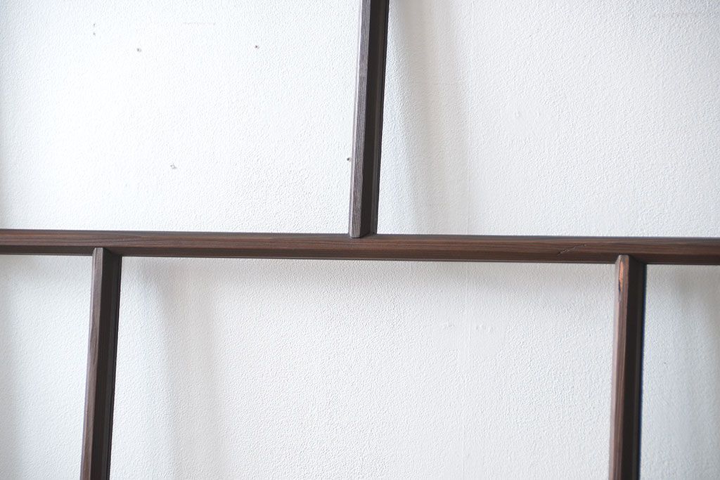 大正ロマン クリアガラス引き戸 1枚(パーテーション、ガラス戸、間仕切り)