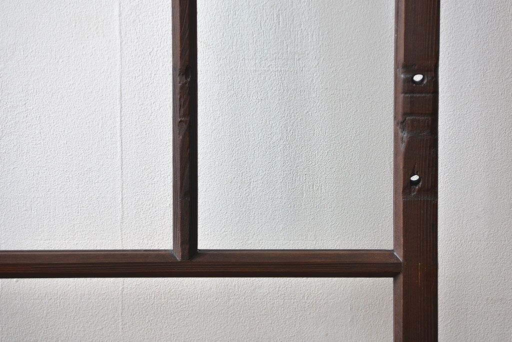 大正ロマン クリアガラス引き戸 1枚(パーテーション、ガラス戸、間仕切り)