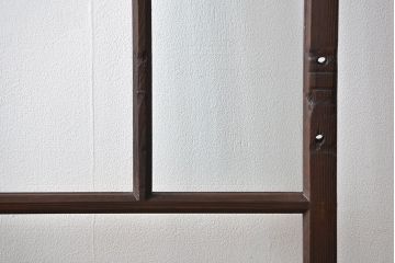 大正ロマン クリアガラス引き戸 1枚(パーテーション、ガラス戸、間仕切り)