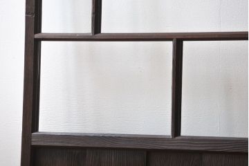 大正ロマン クリアガラス引き戸 1枚(パーテーション、ガラス戸、間仕切り)