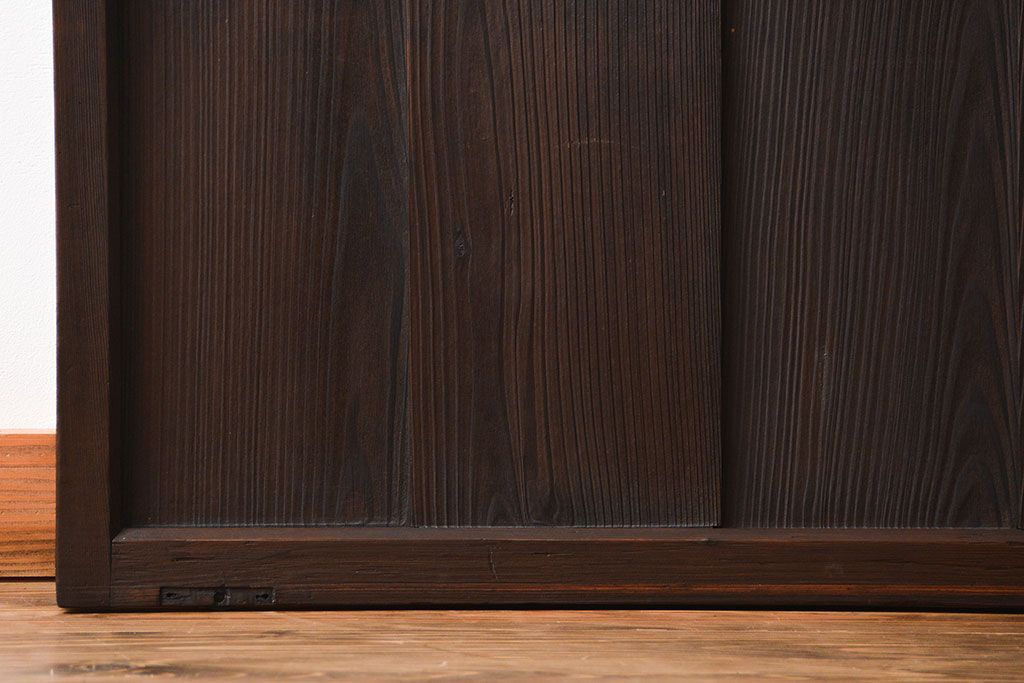 大正ロマン クリアガラス引き戸 1枚(パーテーション、ガラス戸、間仕切り)