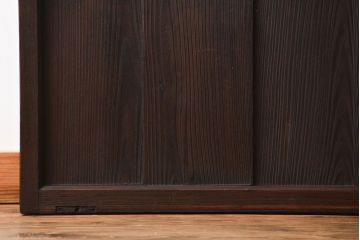 大正ロマン クリアガラス引き戸 1枚(パーテーション、ガラス戸、間仕切り)