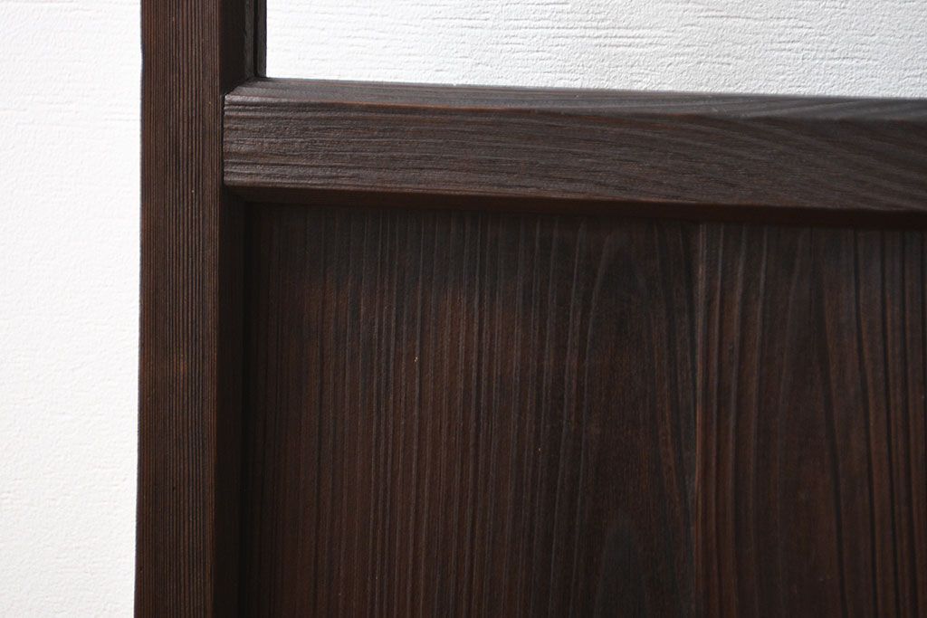 大正ロマン クリアガラス引き戸 1枚(パーテーション、ガラス戸、間仕切り)