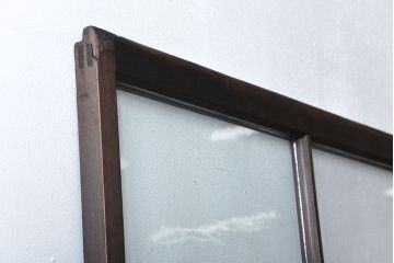 大正ロマン クリアガラス引き戸 1枚(パーテーション、ガラス戸、間仕切り)