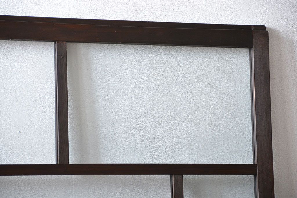 大正ロマン クリアガラス引き戸 1枚(パーテーション、ガラス戸、間仕切り)