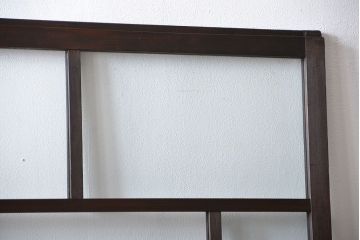 大正ロマン クリアガラス引き戸 1枚(パーテーション、ガラス戸、間仕切り)