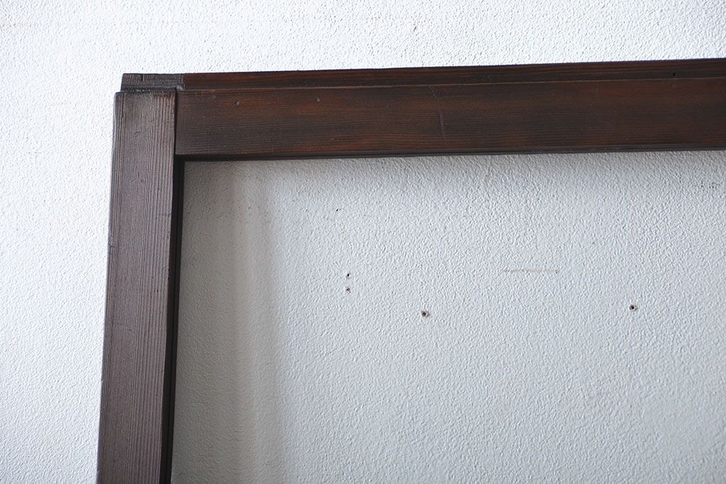 大正ロマン クリアガラス引き戸 1枚(パーテーション、ガラス戸、間仕切り)