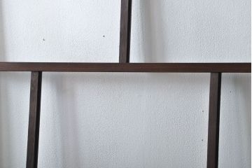 大正ロマン クリアガラス引き戸 1枚(パーテーション、ガラス戸、間仕切り)