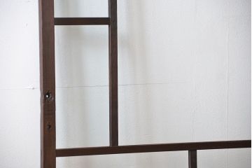 大正ロマン クリアガラス引き戸 1枚(パーテーション、ガラス戸、間仕切り)