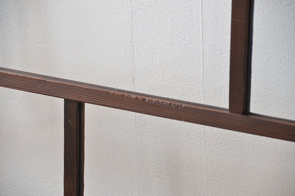 大正ロマン クリアガラス引き戸 1枚(パーテーション、ガラス戸、間仕切り)