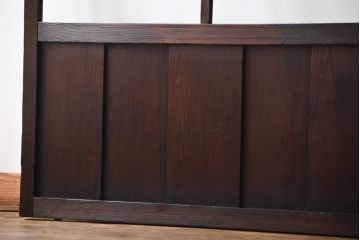 大正ロマン クリアガラス引き戸 1枚(パーテーション、ガラス戸、間仕切り)